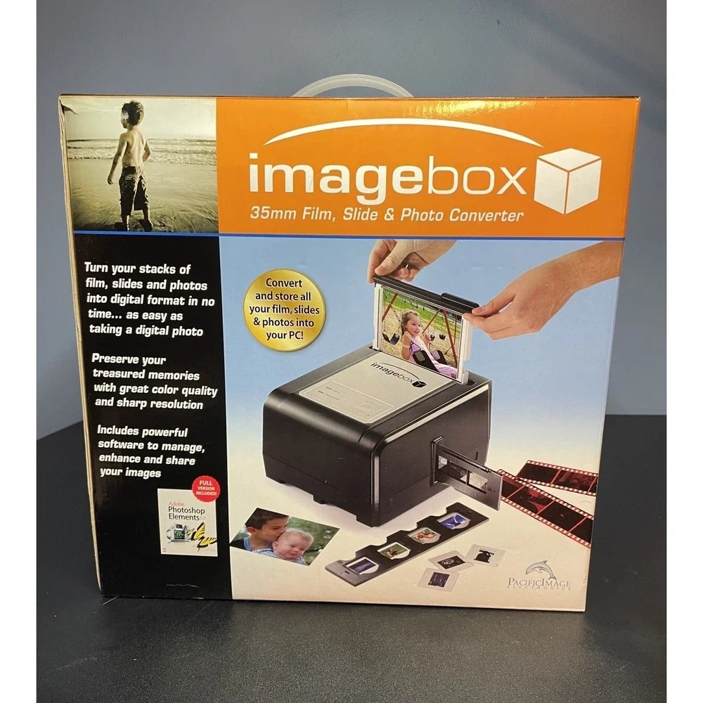 Pacific Image Imagebox 35mm Film Slide & Photo Converter Scanner‎